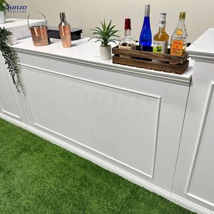 Contador de mesa moderno branco sólido do painel <span class=keywords><strong>Bar</strong></span> para eventos home do casamento da entrada do hotel do <span class=keywords><strong>bar</strong></span>-mobília comercial multi-funcional durável - Product Image 4