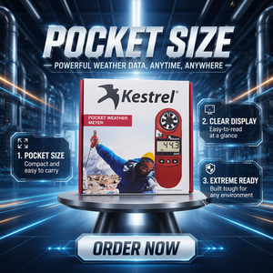Nuovo Anemometro Portatile Kestrel 2500 NK2500 Originale, Strumento Meteorologico per Misurare la Velocità del Vento, Prodotto negli USA - Product Image 3