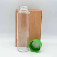 Bouteilles sensorielles en forme de Voss de 375 ml/800 ml, 400 ml, 350 ml, 250 ml, bouteille d'eau vide