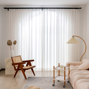 <span class=keywords><strong>Tende</strong></span> Trasparenti di Lusso DaiRui per Hotel, Drappeggi in Tulle ad Alta Densità con <span class=keywords><strong>Orlo</strong></span> Pesante - Product Image 1