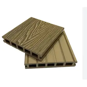 Waterproof IPE Capped Floor Wpc Board Co-extrusion Wood Plastic Composite Decking Deck For Outdoor Swimming Pool