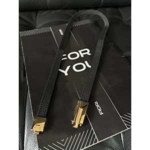 Ceinture en PU pour femme Fiori avec boucle à verrouillage automatique, fine, élastique, style décontracté, accessoires en alliage pour un usage quotidien - Product Image 3