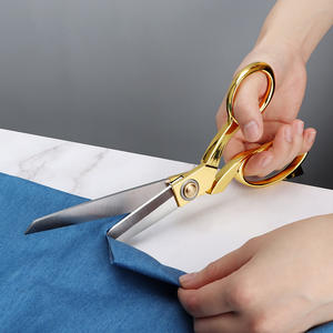 กรรไกรตัดผ้าสแตนเลส ขนาด 8.5 10 11 นิ้ว สำหรับงานเย็บปักถักร้อยและใช้ในบ้าน - Product Image 5