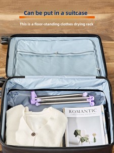 Tendedero <span class=keywords><strong>de</strong></span> Ropa Plegable Telescópico <span class=keywords><strong>de</strong></span> Acero Inoxidable Portátil para Hotel y Viajes - Product Image 5