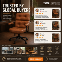 Chaise de bureau ergonomique pivotante réglable en hauteur avec dossier inclinable à 135 degrés et accoudoirs