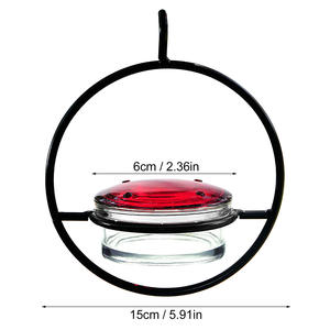 USMILEPET Meilleure vente Mangeoire à oiseaux sauvages en fer pour l'extérieur avec plateau de bain Mangeoire à oiseaux de jardin durable pour le jardin extérieur - Product Image 2