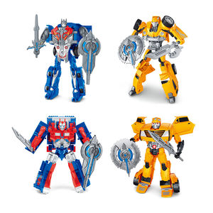 Jouet robot transformable, jouet robot voiture déformable pour enfants, robot de <span class=keywords><strong>guerre</strong></span>, cadeaux sympas - Product Image 4