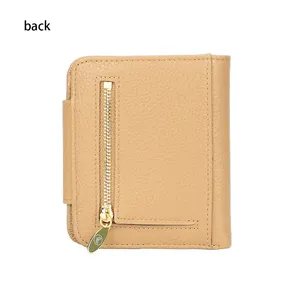กระเป๋าสตางค์ AndoBag แบบสั้นสำหรับผู้หญิง หนังวัวแท้ ใส่เหรียญ ใส่บัตร แฟชั่นยุโรปอเมริกา กระเป๋าซิป รุ่น 1560 - Product Image 3