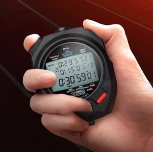 Chronomètre électronique à mémoire 100 avec affichage à 3 lignes, chronomètre <span class=keywords><strong>en</strong></span> plastique pour entraîneur, course à pied, natation - Product Image 6