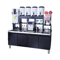 Machine à bulles de thé en acier inoxydable HENGZHI avec moteur et moteur électrique 110V/220V, ensemble complet pour les magasins de thé au lait et les comptoirs de thé à bulles