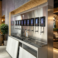 Sistem Pendingin Bir Dinding Hotel Nightclub dengan Keran Penyedot Bir Otomatis