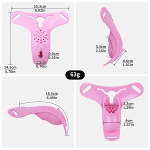 ANOSX Resin Chastity Pants with Belt Strapon Penis Cage Male Chastity Device BDSM Penis Lock Male Fetish Pants Sex <b>Toys</b> <b>for</b> <b>Men</b> - Product Image 2