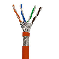 Câble LAN OEM Cat5E Cat6 Cat6A 305m Cuivre Pur CCA 23AWG 24AWG CE RoHS ISO 9001 Emballage Personnalisé avec Logo
