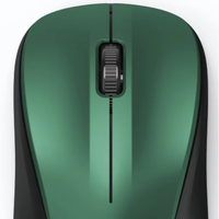 Souris sans fil AIMAX bleue mini, suivi laser, portée 8m, dongle USB 2.4Ghz, rétroéclairage LED, 3 boutons, pour droitiers/gauchers, ordinateur portable/ordinateur de bureau