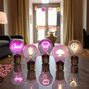 Ampoule LED créative A70 en forme de dessin animé avec batterie intégrée, intensité réglable, batterie DC5V 300mAh, chargement TYP-C, en plastique PC - Product Image 4