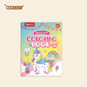 Libro de <span class=keywords><strong>Colorear</strong></span> <span class=keywords><strong>para</strong></span> Niños Mayores de 3 Años Keybaby, Páginas Gruesas, Crayones, Lápices de Agua, Escenas de <span class=keywords><strong>Animales</strong></span>, Unicornios, Libro Creativo de Pintura y Dibujo - Product Image 4