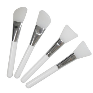 Aplicador de mascarilla de barro de silicona suave del fabricante al por mayor cepillo de maquillaje facial inclinado herramienta de limpieza belleza cuidado personal - Product Image 5