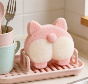 Éponge <span class=keywords><strong>de</strong></span> cuisine légère <span class=keywords><strong>de</strong></span> la série Macaron Color, éponge douce pour le nettoyage des vaisselles, pour un usage quotidien - Product Image 3