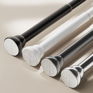 Tringle de Douche Noire Réglable pour Salle de Bain 43-73 Pouces, Tringle à Rideau de Douche Noir Mat - Product Image 4