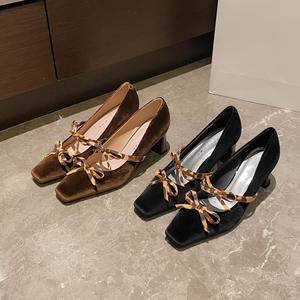 Tacones de Plataforma Color Piel para Mujer, Cómodos, con Suela Suave, Estilo Sexy y Elegante, Tacón de Aguja Alto, Punta Abierta, para Verano - Product Image 1