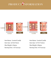 Weihnachts design Benutzer definiertes Logo Duft kerze Luxus Private Label Soja Wachs Duft kerzen Best Home Decor Geschenk