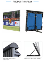 Affichage numérique extérieur de location de stade de Football périmètre vidéo Led vitrine écran P10 de stade