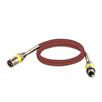 Câble de microphone professionnel P4 avec protection anti-chocs, XLR mâle vers XLR femelle, cordon micro équilibré, microphone XLR 3 broches
