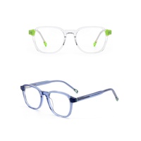 Gafas Ópticas de Acetato para Niños, Estilo Moderno y Personalizable, Monturas de Alta Gama y Duraderas para Uso Diario, OEM/ODM
