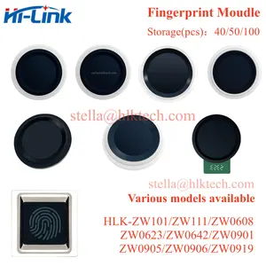 Hi-Link HLK-ZW0905 מודול זיהוי טביעת אצבע מוליכים למחצה ZW0905 חיישן לכידוד נעילת דלת טביעת אצבע מגע קיבולי