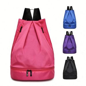 Sac de sport à cordon en polyester imperméable, personnalisable avec logo, pour extérieur, durable, idéal pour la gym et le basketball – Vente chaude directe usine - Product Image 1