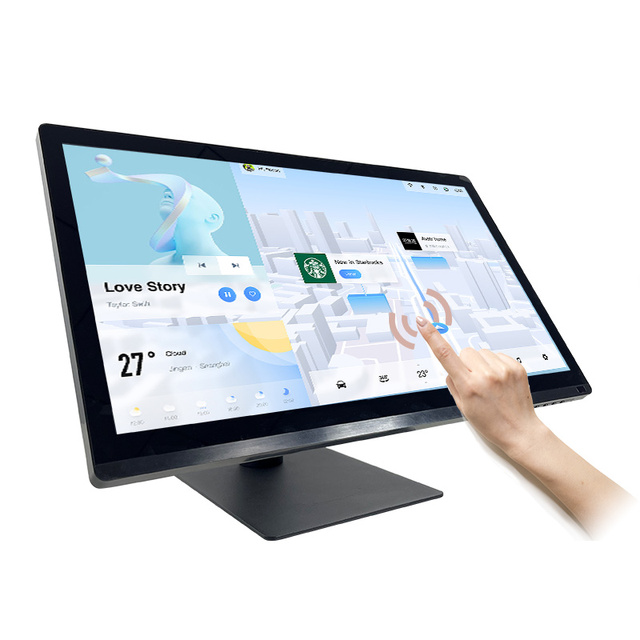 Touchscreen Monitors 23.8 24 27 32 Inch Computer Capacitive Touch Screen LCD Gaming Monitor for Gaming