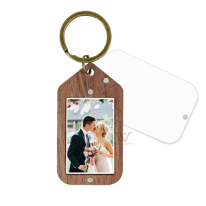Trống bằng gỗ <span class=keywords><strong>Keychain</strong></span> với khung ảnh khắc laser trống kim loại móc chìa khóa khuyến mại <span class=keywords><strong>Keychain</strong></span> - Product Image 1