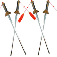 Espada telescópica de Tai Chi, accesorio de fitness plegable de acero inoxidable, espada telescópica, para hombres y mujeres, para hacer ejercicio por la mañana.