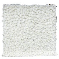 Mur de fleurs artificielles en soie faites à la main, roses bleues réalistes, toile de fond 8x8 pieds pour décoration de mariage, fête des Mères et événements de rentrée scolaire