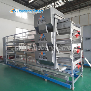 Cage à poulets de type H, automatique, 4 étages, certifiée CE, galvanisée à chaud - Product Image 1