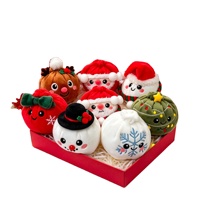 Peluche Squishy en forme de Boulette, Jouet Anti-Stress Doux, Animal en Peluche Kawaii, Jouet Sensoriel pour Enfants, Cadeau de Noël, Vente en Gros