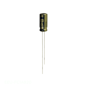 Distribuidor Autorizado, Condensador CAP ALUM 82UF 20% 10V RADIAL TH, 82 uF EEU-FC1A820 - Product Image 1