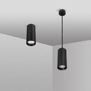 Fil de suspension exposé LED <span class=keywords><strong>suspendu</strong></span> Downlight cylindrique Simple Restaurant bureau couloir <span class=keywords><strong>plafond</strong></span> <span class=keywords><strong>suspendu</strong></span> LED lumières vers le bas - Product Image 1
