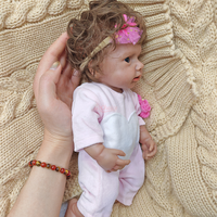 Poupée Reborn en Silicone Chauve ou avec Cheveux, 12 pouces, Différentes Couleurs de Peau Disponibles, Cadeau de Noël pour Enfants