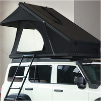 Nueva tienda de techo de coche familiar emergente, cubierta dura, techo de aluminio, triángulo, actualización de Camping, tienda automática en la azotea