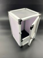 Cage en maille d'aluminium pour reptiles, cage pour caméléons et lézards, boîte d'escalade, cage pour serpents en PVC