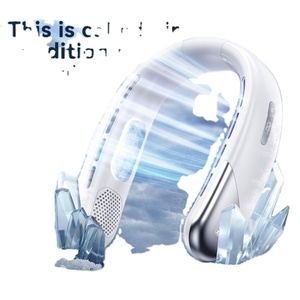 Hands-Free Hanging Neck Fan Rechargeable Low Noise Personal Air Cooler for Camping, Travel & Outdoor Sports - Product Image 1