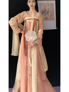 <span class=keywords><strong>Han</strong></span> e Tang Huayun originale Hanfu donna Fuyao nuovo stile intero petto strappata gonna Tang tailleur - Product Image 6