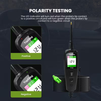 Probador de Circuitos Automotrices P100 12V 24V, Herramienta Eléctrica Automotriz, Detector de Cortocircuitos para Vehículos 6-30V con Cable de 40 pies
