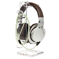 Présentoir pour casque d'écoute en acrylique personnalisé Support pour casque d'écoute Cintre pour toutes les tailles de casque d'écoute