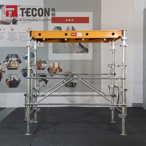 TECON Sistem Formwork Aluminium Cetakan Lempengan Bahan Beton Konstruksi