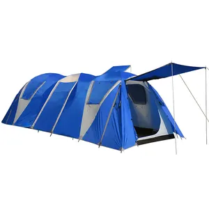 Hot Verkoop Outdoor Camping Familie Tunnel Tent Voor Wandelen