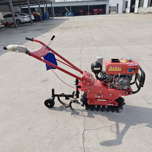 Saint Lu Mini Tiller 80Cc Gasoline Engine 10Inch Working Width Front Tine <b>Cultivator</b> For Slope Land Plowing - Product Image 1