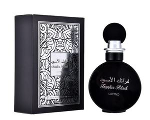<span class=keywords><strong>Perfume</strong></span> LATTINO Franker Black para Hombre, Aroma Oriental Árabe <span class=keywords><strong>de</strong></span> Larga Duración, <span class=keywords><strong>Eau</strong></span> <span class=keywords><strong>de</strong></span> Parfum en Botella Esférica con Atomizador, Tamaño <span class=keywords><strong>de</strong></span> Viaje - Product Image 1