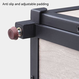 MOFESIPI-Jaula de madera para perro, jaula para interior, puerta corredera, para mascotas, mesa para casa de perro mediana y grande - Product Image 5